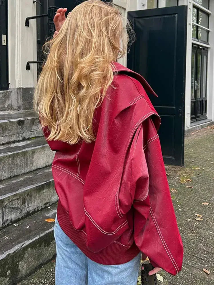 Cressida - Wine Red Jacket