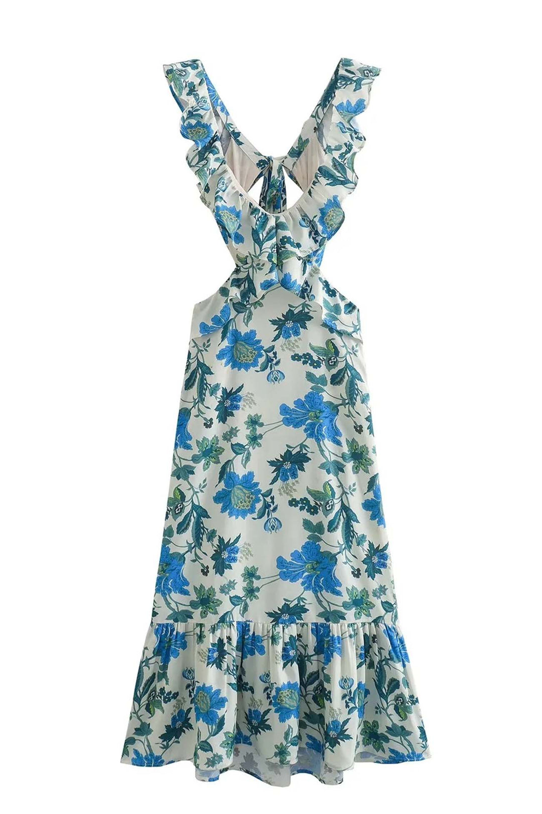 Ember - Floral Ruffle Dress