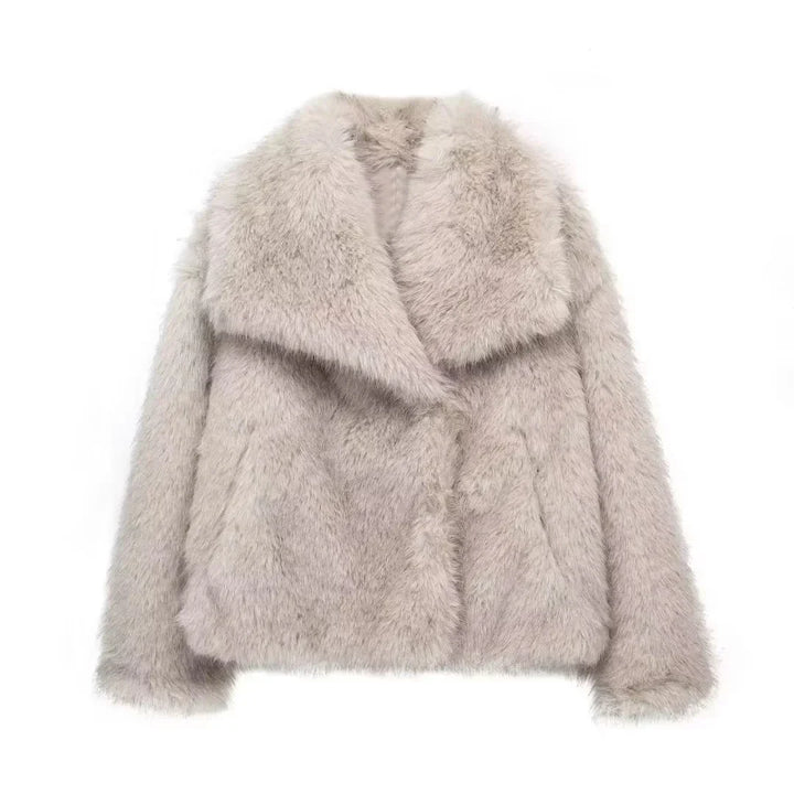 Celeste - Sleek Fur Jacket